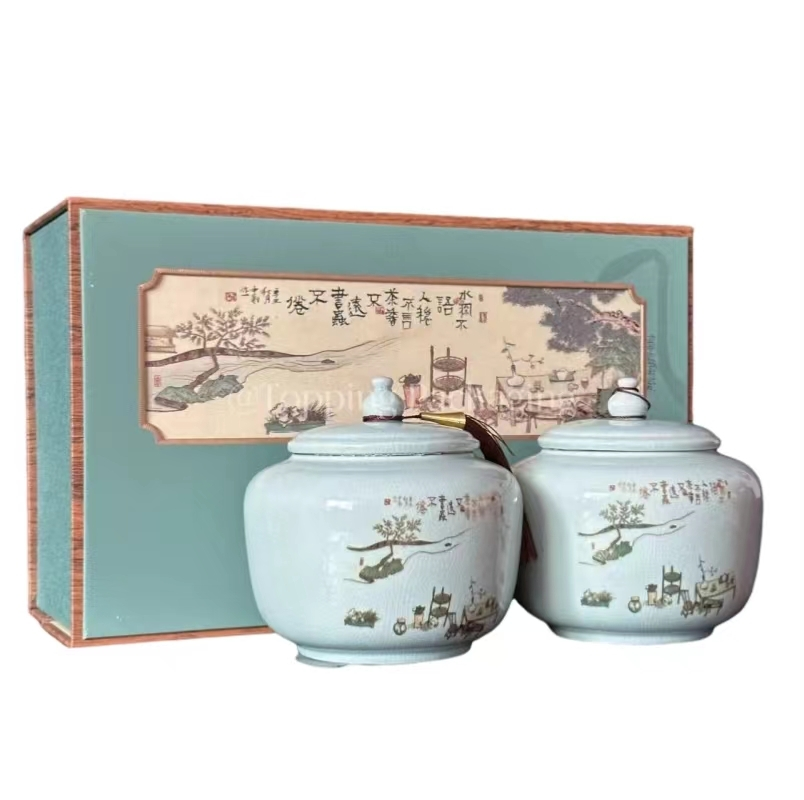 Luxury Book-shaped Paper Tea Box with Magnetic - TP00007 1