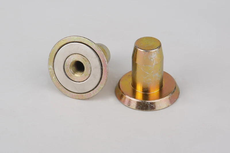 D40 19,3 Leistungsstarker runder Topfmagnet mit Neodym-Basismagnet und Schraube 2