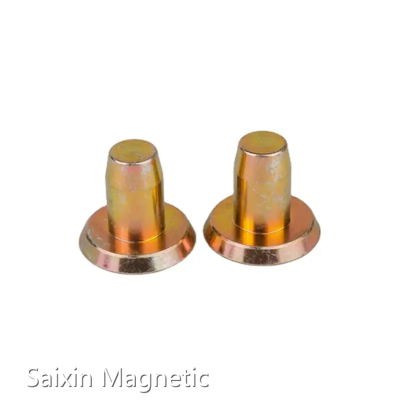 Threaded Bushing Magnet Factory Pot / Cup Shape by SAIXIN 1