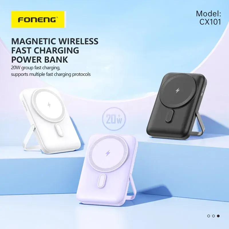 Custom 20000mah Wireless Power Bank 10000 MAh FONENG 2