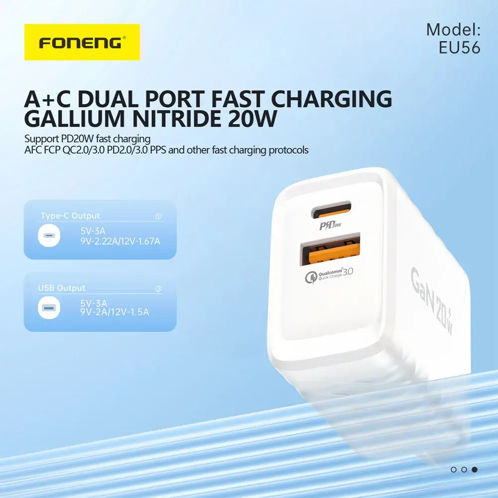 Best Multi Port Usb Charger 79*41.5*26mm by FONENG 3