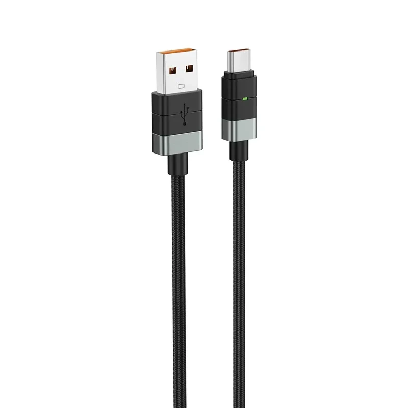 Foneng Xs03 1,2 m Metallgeflechtkabel Schnelllade-Datenkabel 1