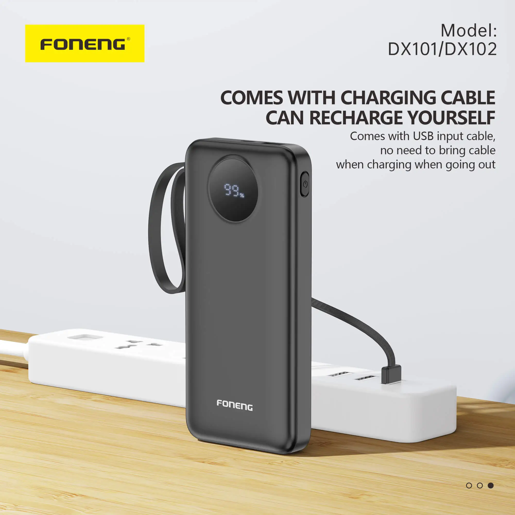 Large Capacity Power Bank Large Portable Power Bank Charger DX101-DX102 22