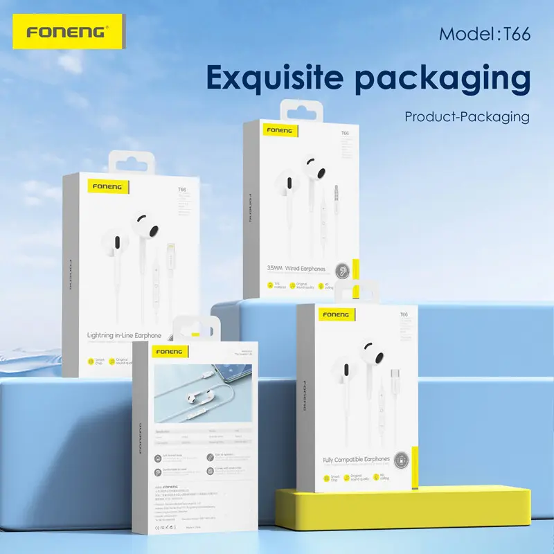 Wired Earphones with Good Mic Quality Factory FONENG 14