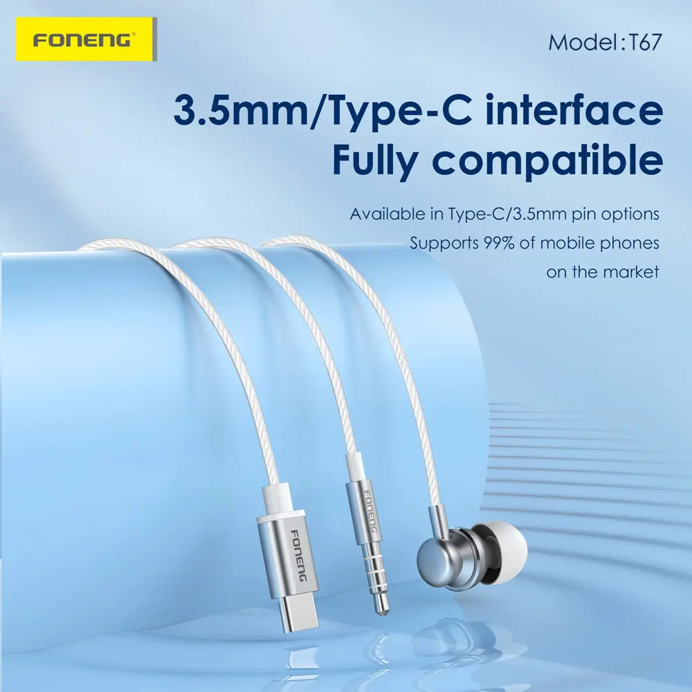 FONENG Headset Wholesale - T67 TypeC 11