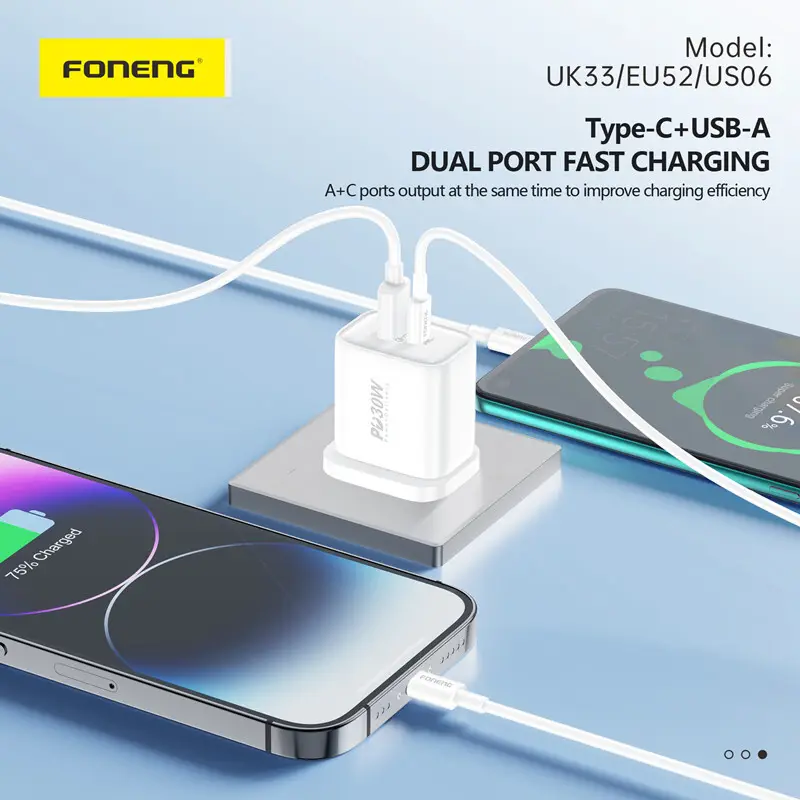 Top Fast Charging Adapter for Samsung FONENG Manufacture 10
