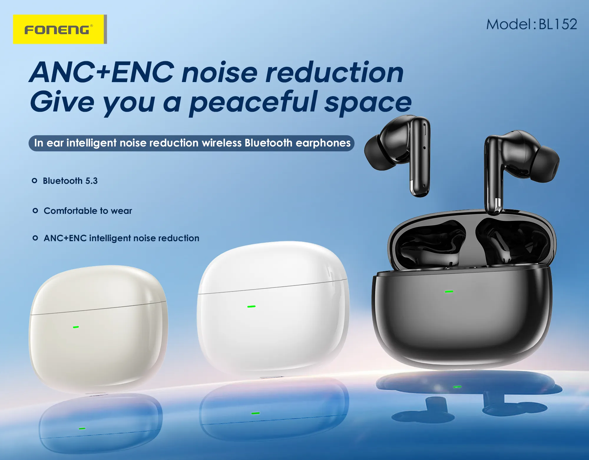 True Wireless Headset BL152 - - FONENG 2