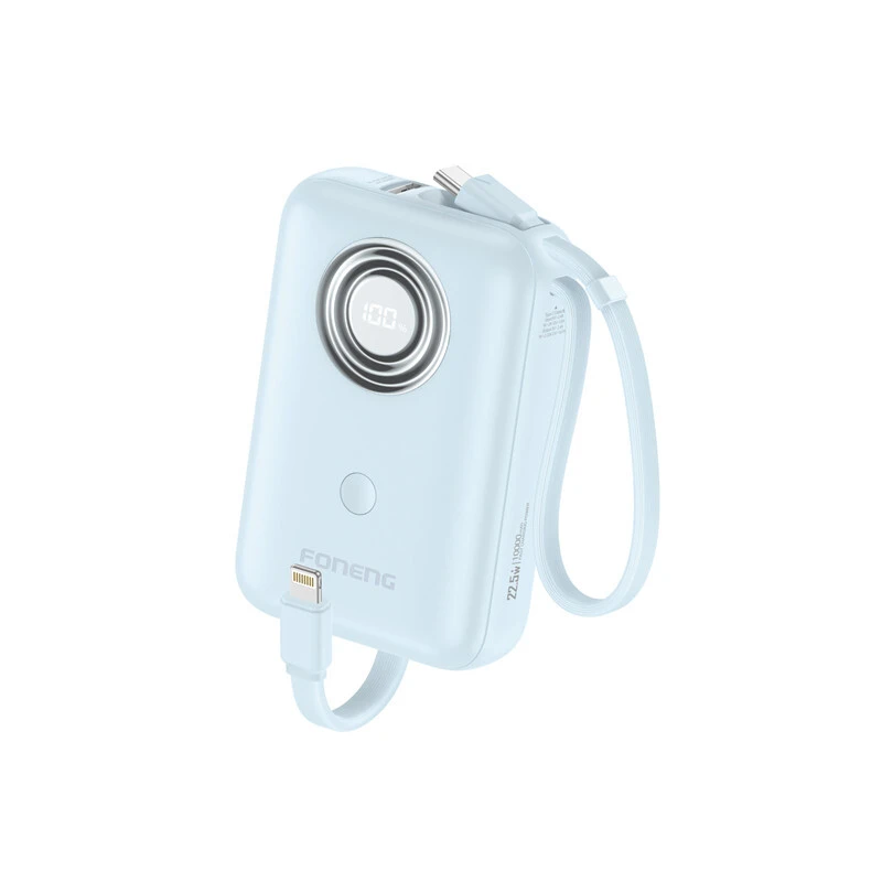 FONENG Mini-Powerbank mit 22,5 W und 10000 mAh und Kabel PX105 1