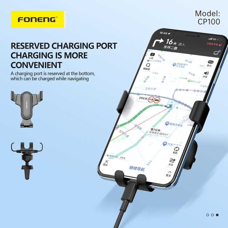FONENG Gravity Air Vent Plastic Car Phone Holder CP100 22