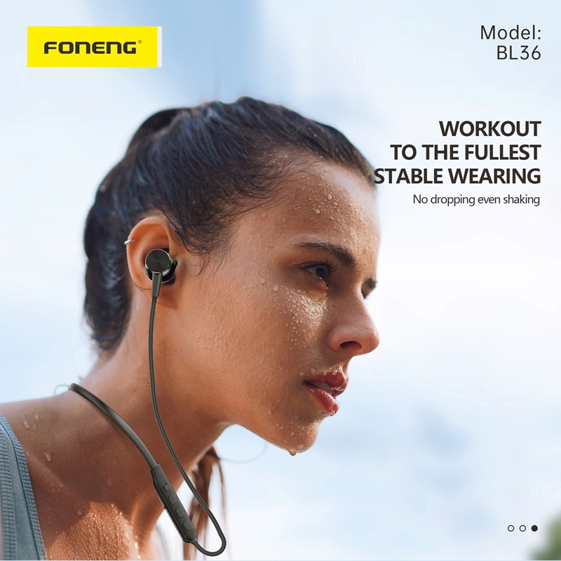 FONENG Deep Bass Neckband Bluetooth Earphone BL36 21