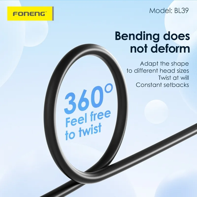 OEM Cheap Headphones Bulk FONENG BL39 9