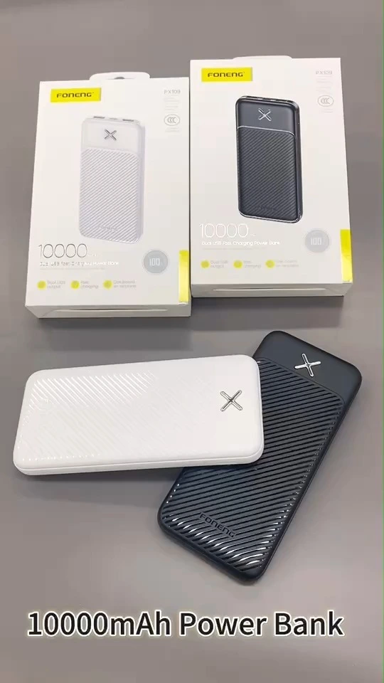 FONENG 2.1A & 2 Saídas 10000mAh 20000mAh Power Bank PX109/PX110 1