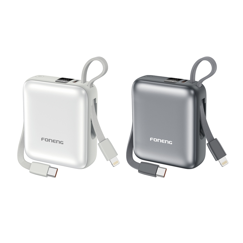 FONENG Mini taille 10000mAh 20000mAh batterie externe avec câble PX115 PX116 1