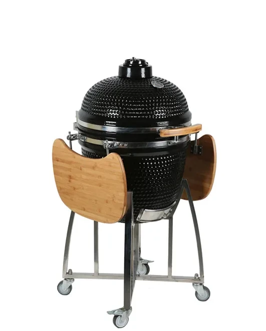 21 Zoll Mcd Kamado Keramik-BBQ-Grill für Außen- und Gartengrill mit Gewürzfenster Wh 1