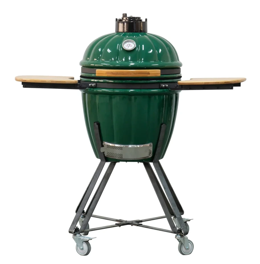 22 Zoll Mcd Pumpkin tragbarer Grill, leicht zu reinigen, Kamado-Holzkohle-Edelstahl-Belüftung für Grill, Wh 1