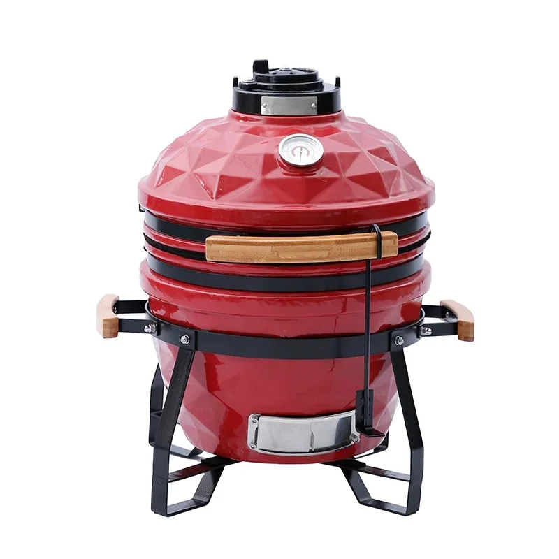 Mcd 15inch Kamado Diamond Charcoal Bbq New Original Barbecue Grill Stainless Steel For Roasting Meat Bbq Fish Grill Wh 1