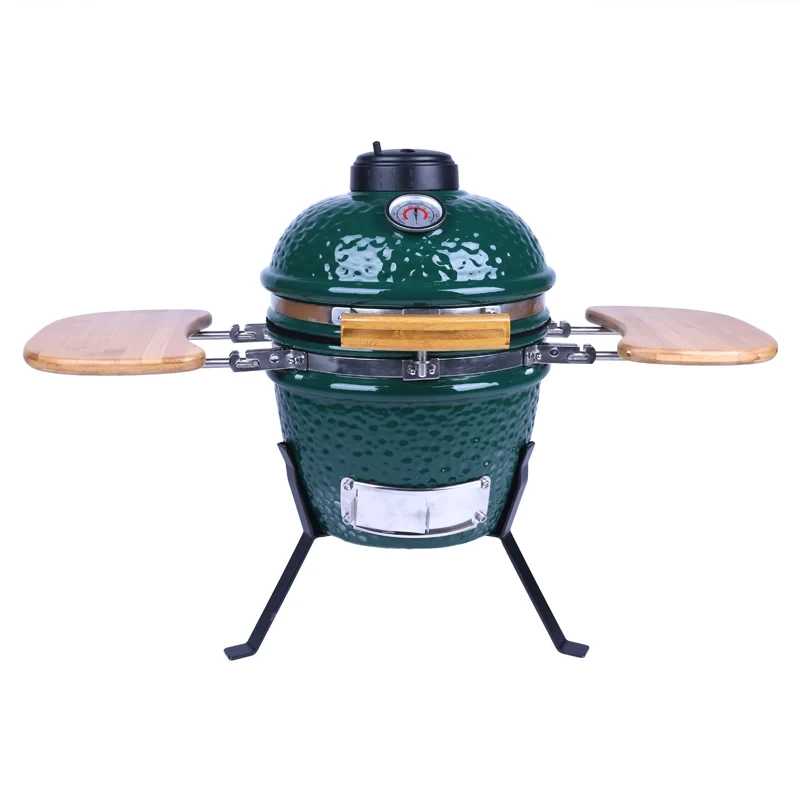 Mcd 12 Ceramic Charcoal Smokeless Bbq Grill Kamado Smoker Indoor And Outdoor Kitchen Bbq Grills Wh 1