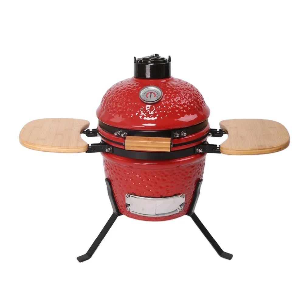 Mcd 12 Kamado Keramische Houtskool Indoor Bbq Camping En Tuin Roker Barbecue Grill Kachel Met Bijzettafel Wh 1