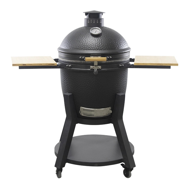 23 inch MCD buitentuin BBQ-grill Kamado keramische BBQ-grill met innovatieve opbergwagen 1