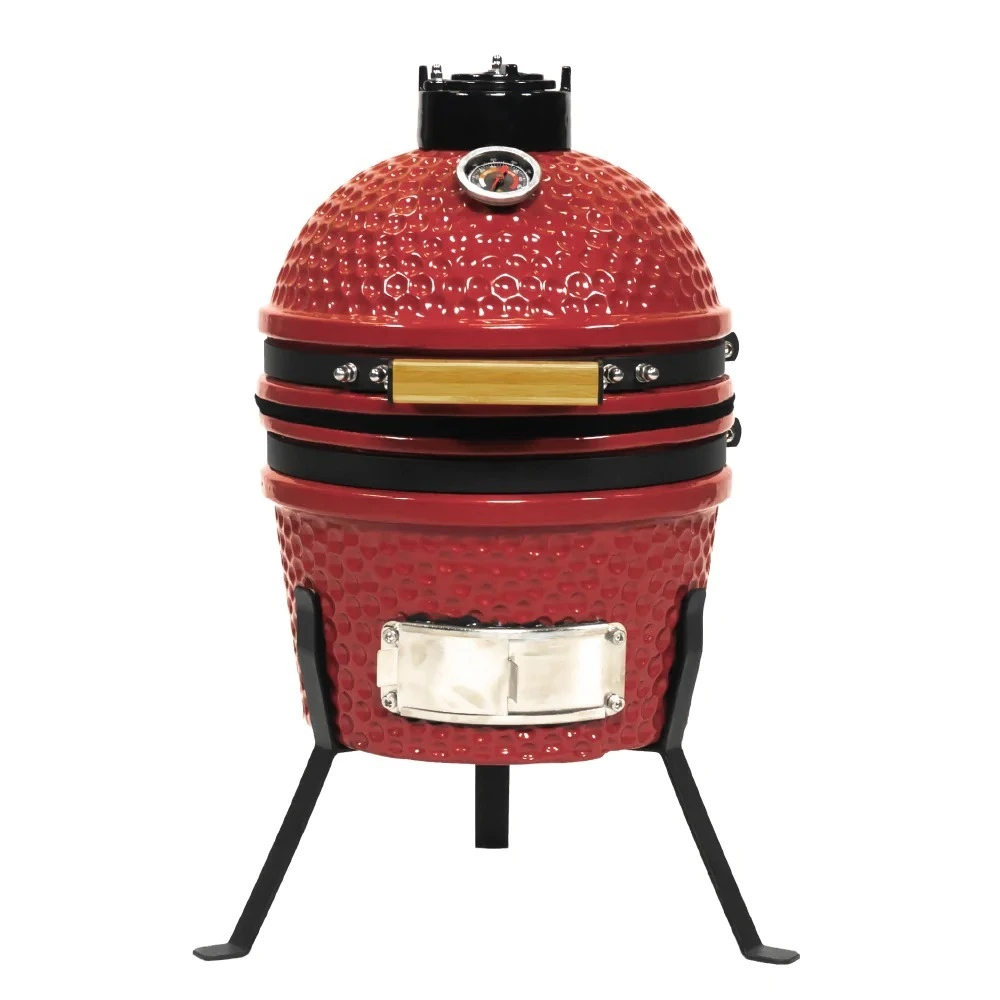 12inch home charcoal bbq grill and smoker smokeless indoor stove top bbq grill 1