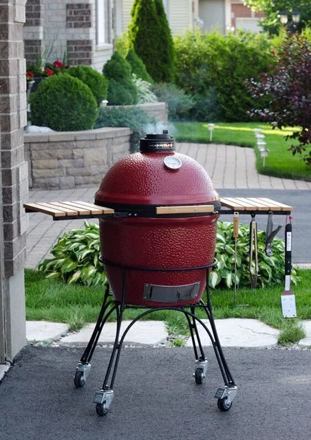 MCD 27inch Outdoor Garden Smoker Grill BBQ Machine Kamado in ceramica BBQ Grill senza carbone Easy 1