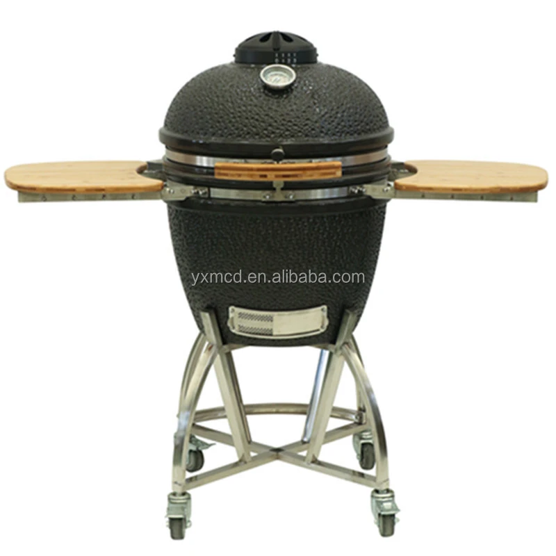 Griglia per barbecue a carbone in ceramica per esterni MCD da 22 pollici Kamado cucina per pizza e barbecue per fumatori 1