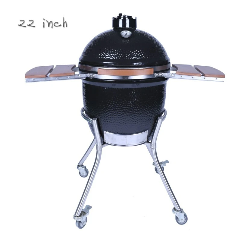 Barbecue MCD da 22 pollici Kamado fornello da esterno a forma di uovo e barbecue in ceramica con griglia a carbone da giardino 1