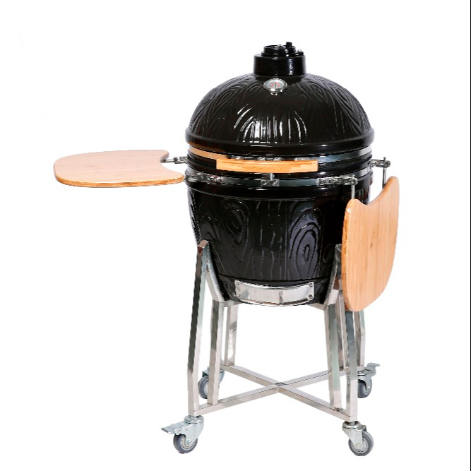 MCD 22 inch keramische houtskool BBQ Grills verstelbare hoogte Kamado Smoker, Pizza, Barbecue BBQ Grill Folding 1