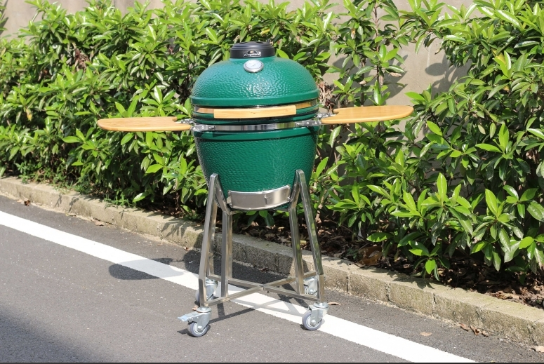 MCD 22inch big size ceramic charcoal barbecue smoker, ceramic outdoor Kamado smokeless bbq grills 1
