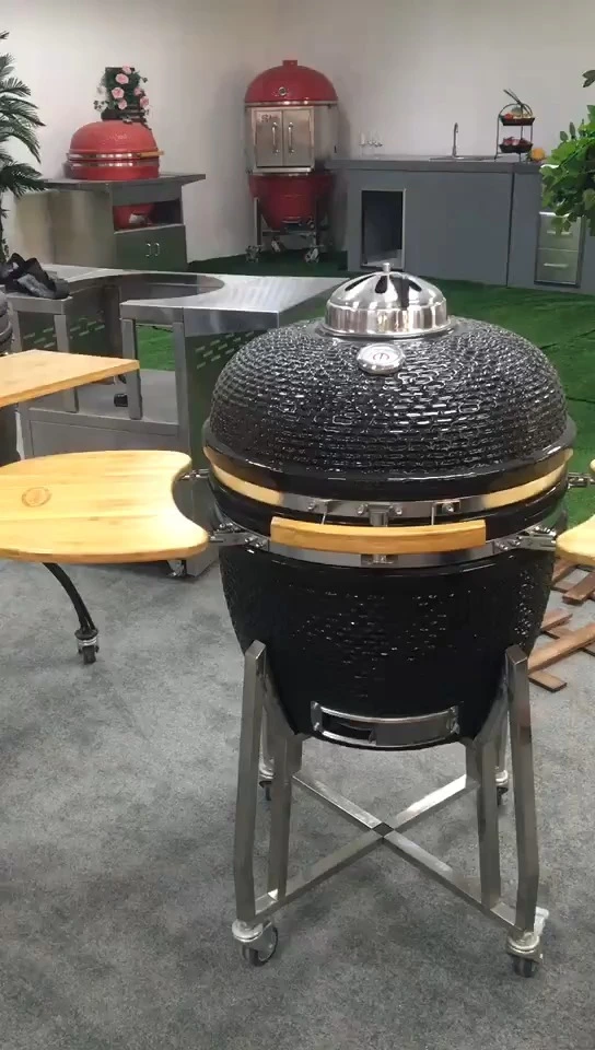 MCD 24inch large size outdoor bbq island and Kamado ceramic grill commercial bbq grill 6-8 people 1