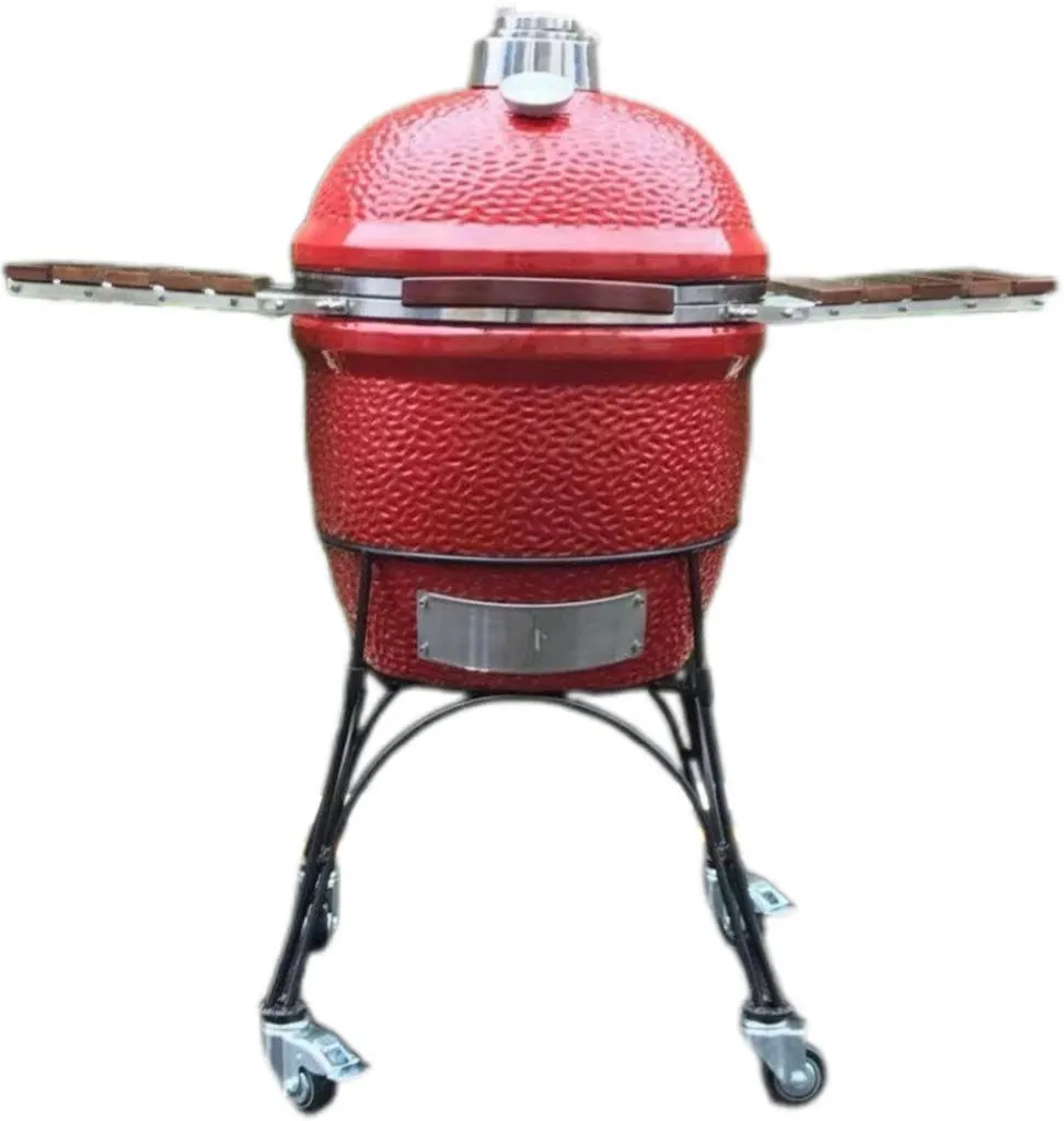 Griglie per barbecue portatili MCD da 27 pollici Griglie per barbecue in ceramica a carbone per esterni Kamado facilmente assemblabili 1