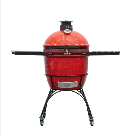 Produttori di griglie per barbecue a carbone in ceramica MCD da 27 pollici e carrelli per fumatori da giardino Kamado 1