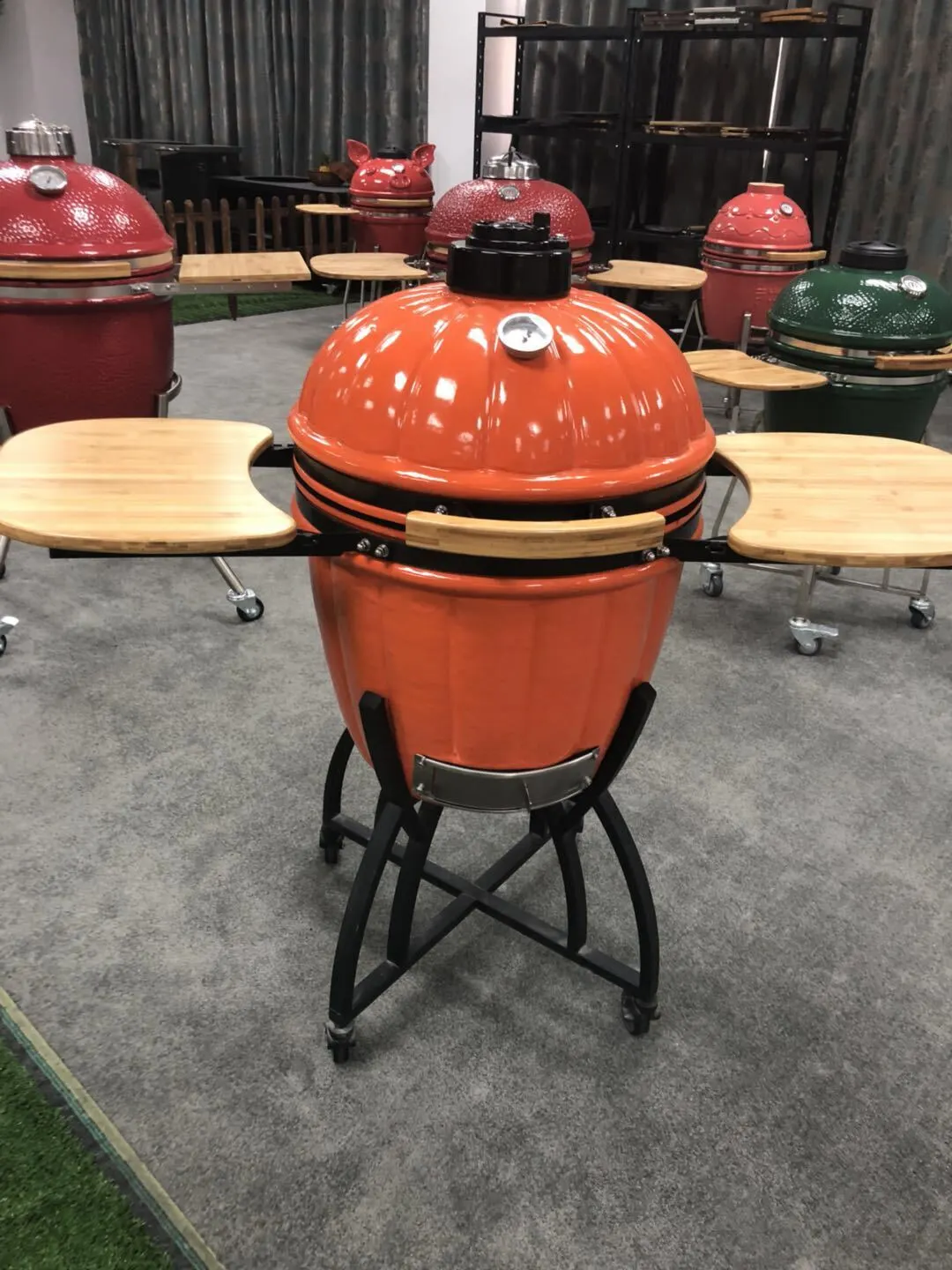 Custom Kamado Egg Gril 22inch MCD Design for Smoky Charcoal Flavors Anywhere Outdoors 1