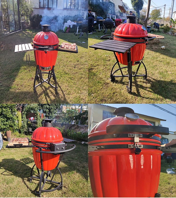 24 MCD Kamado Keramikkohle-Kocher BBQ Set Grill-Perfekt für das Rauchen, Grillin und Slow Cookin ' 1