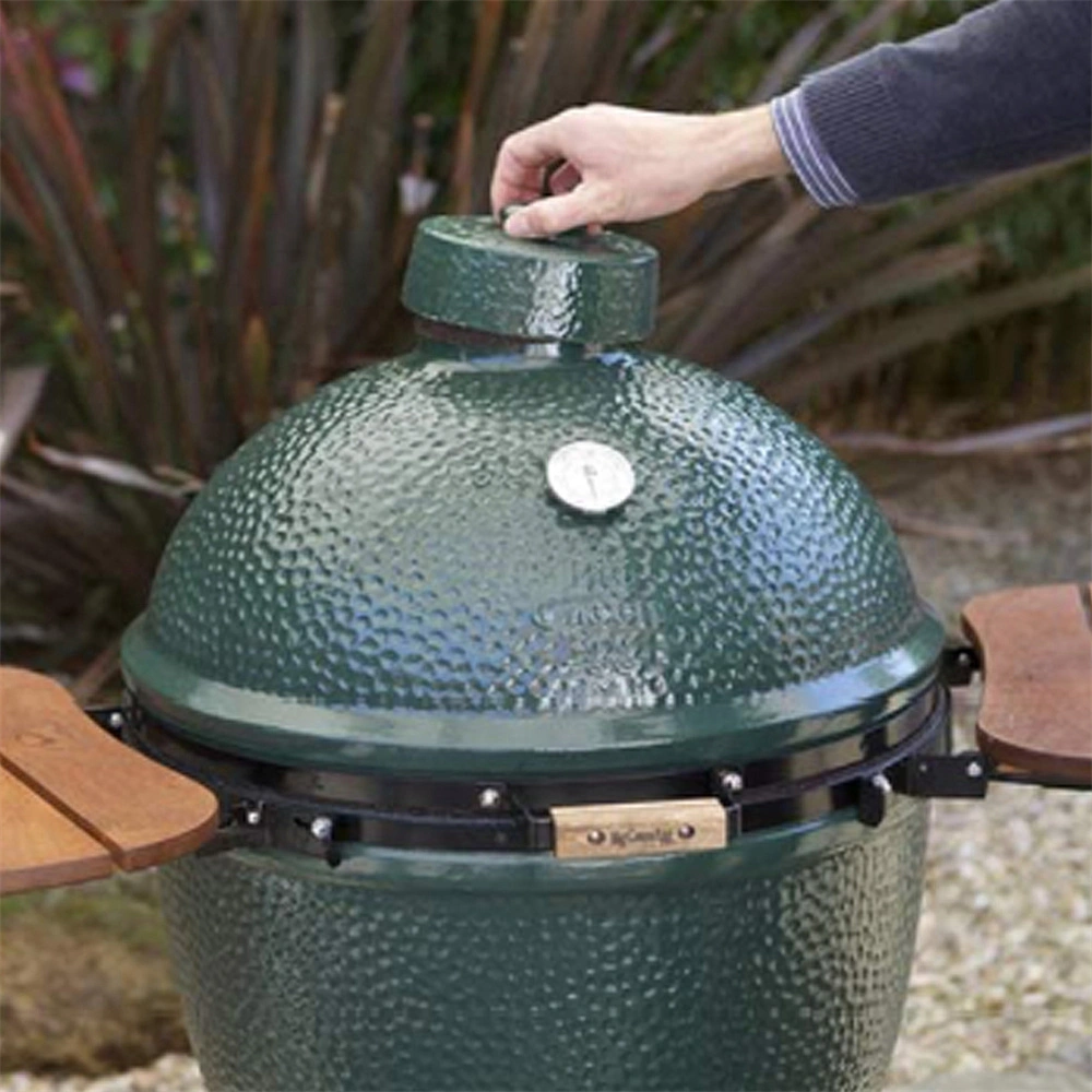 MCD Kamado Accessori per barbecue in ceramica per barbecue, serranda superiore, griglia a carbone, parti superiori, sfiato superiore in ceramica 1