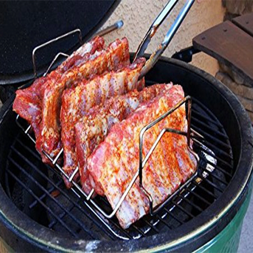 Fabrik Direktversorgung MCD Kamado Grill Accessoires: V-Typ Edelstahl BBQ Rack 1