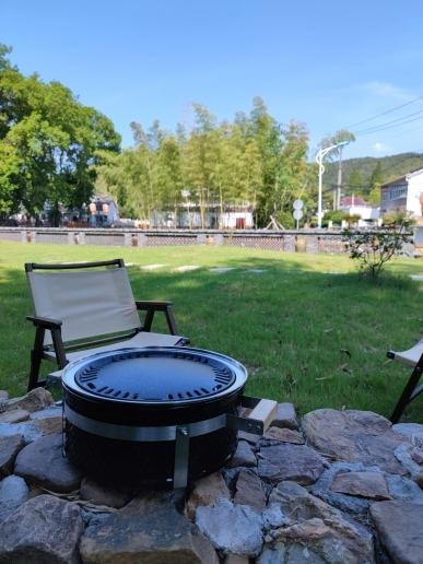 MCD – grilles japonaises rondes portables en céramique, nouveau design, pour cuisine extérieure et intérieure 1
