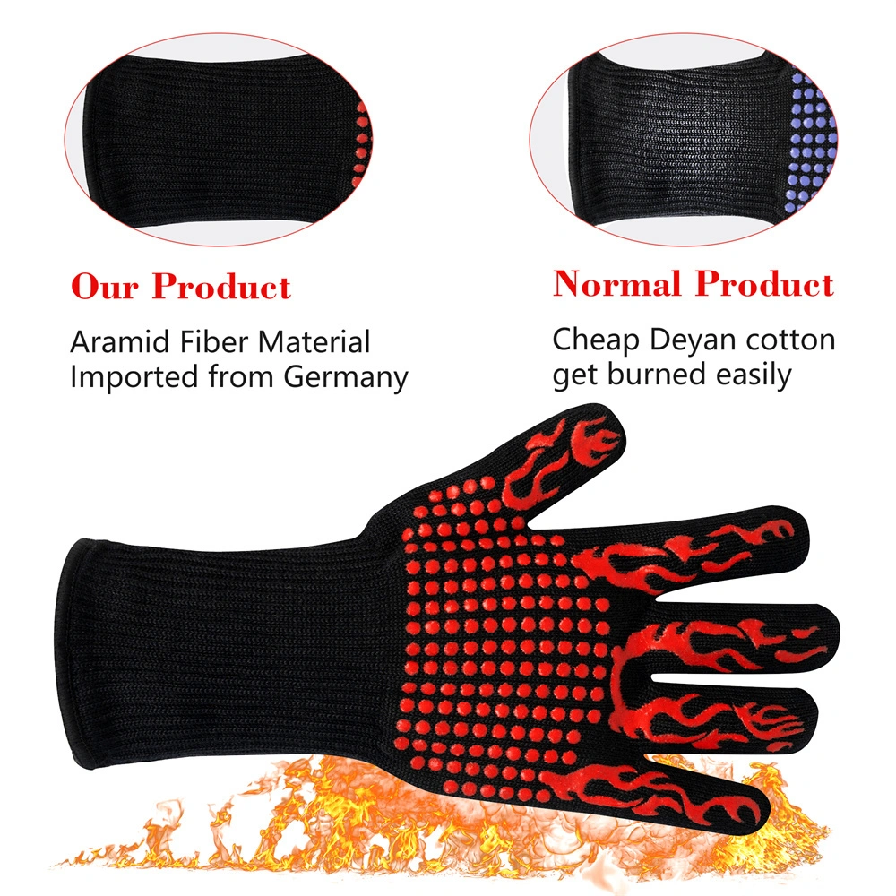 MCD Factory-Direct Barbecue Accessories: Premium Heat-Resistant Gloves for Kamado Grills 1