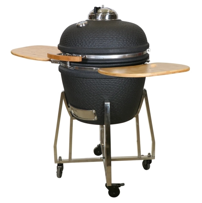 MCD 24inch Garden Outdoor BBQ Grills Kamado Chain Fornitore Affidabile Trolley Grill Rotriserie 1