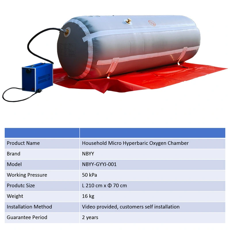 Portable Hyperbaric oxygen chamber for home use 1