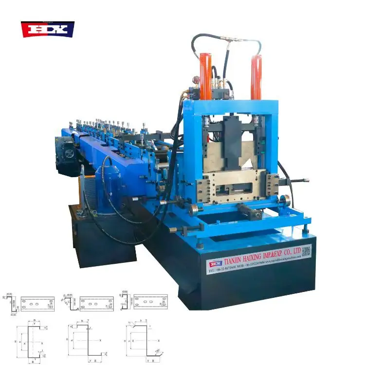 Purlin Roll Forming Machine for Sale - - HAIXING 2
