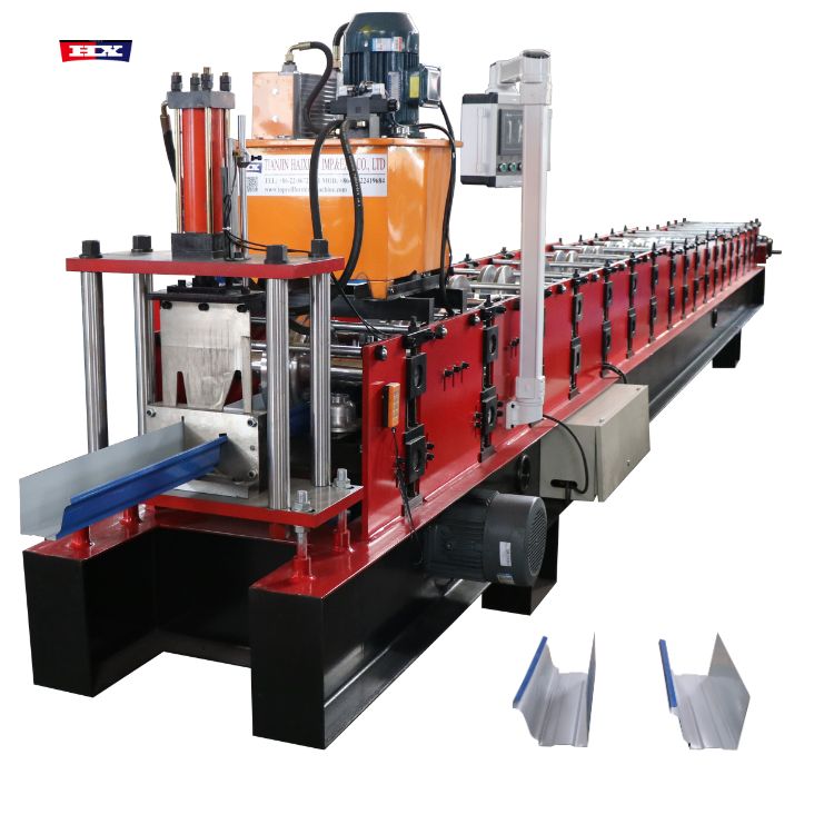 Highly Customizable Metal Gutter Roll Forming Machine | HAIXING 2