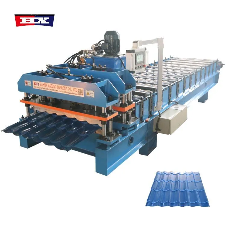 High Speed Glazed Tile Roof Roll Forming Machine 1