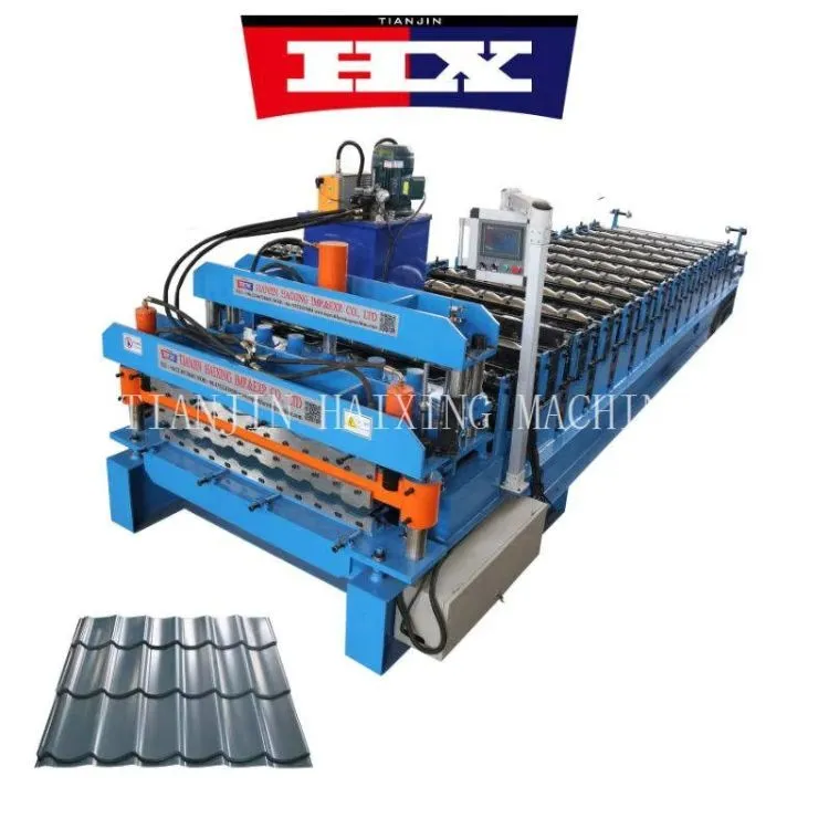 Automatic Trapezoidal Glazed Double Layer Sheet Roofing Roll Forming Machine 1