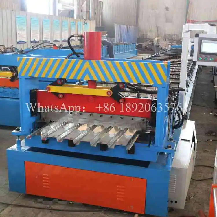 Auto Aluminum B Decking Flooring Panel Roll Forming Machine 1