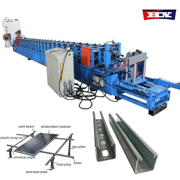 Fully automatic solar pv mounting roll forming machine 1