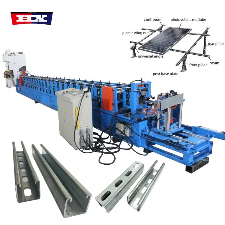 High precision solar mounting systems c strut channel roll forming machine 1