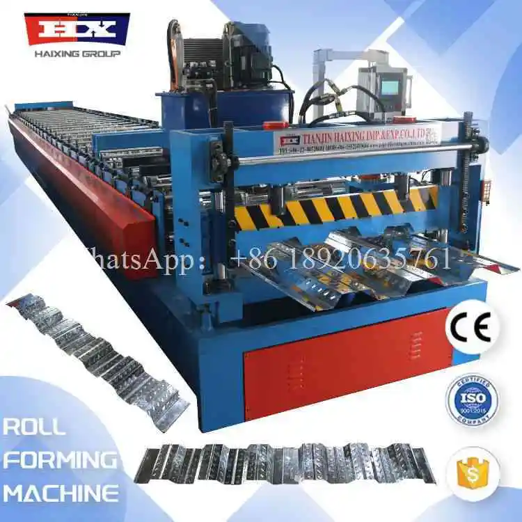 Automatic floor deck making roll forming machine for building 1