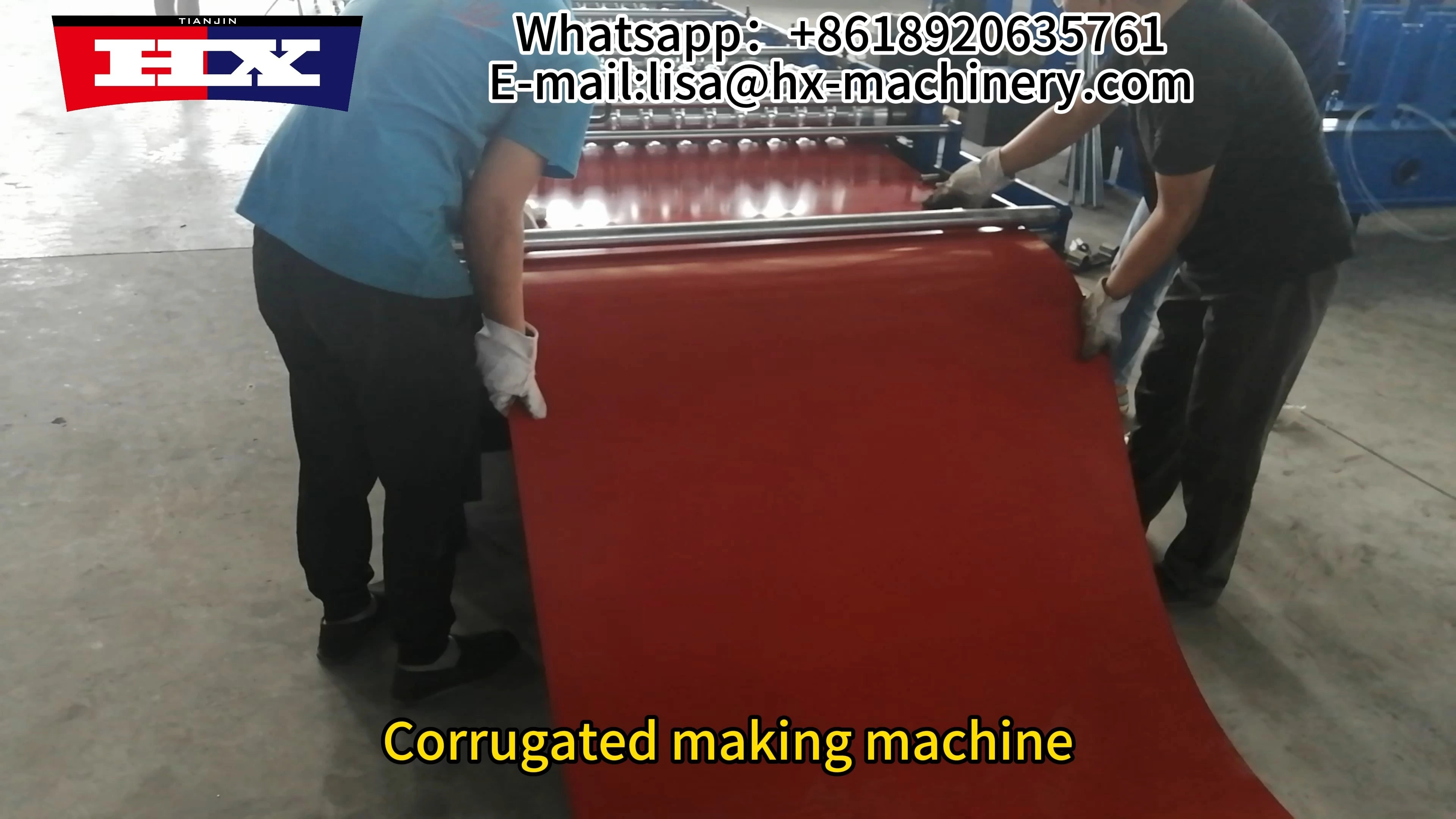 Corrugated Roof Tile Roll Forming Making Machine 1