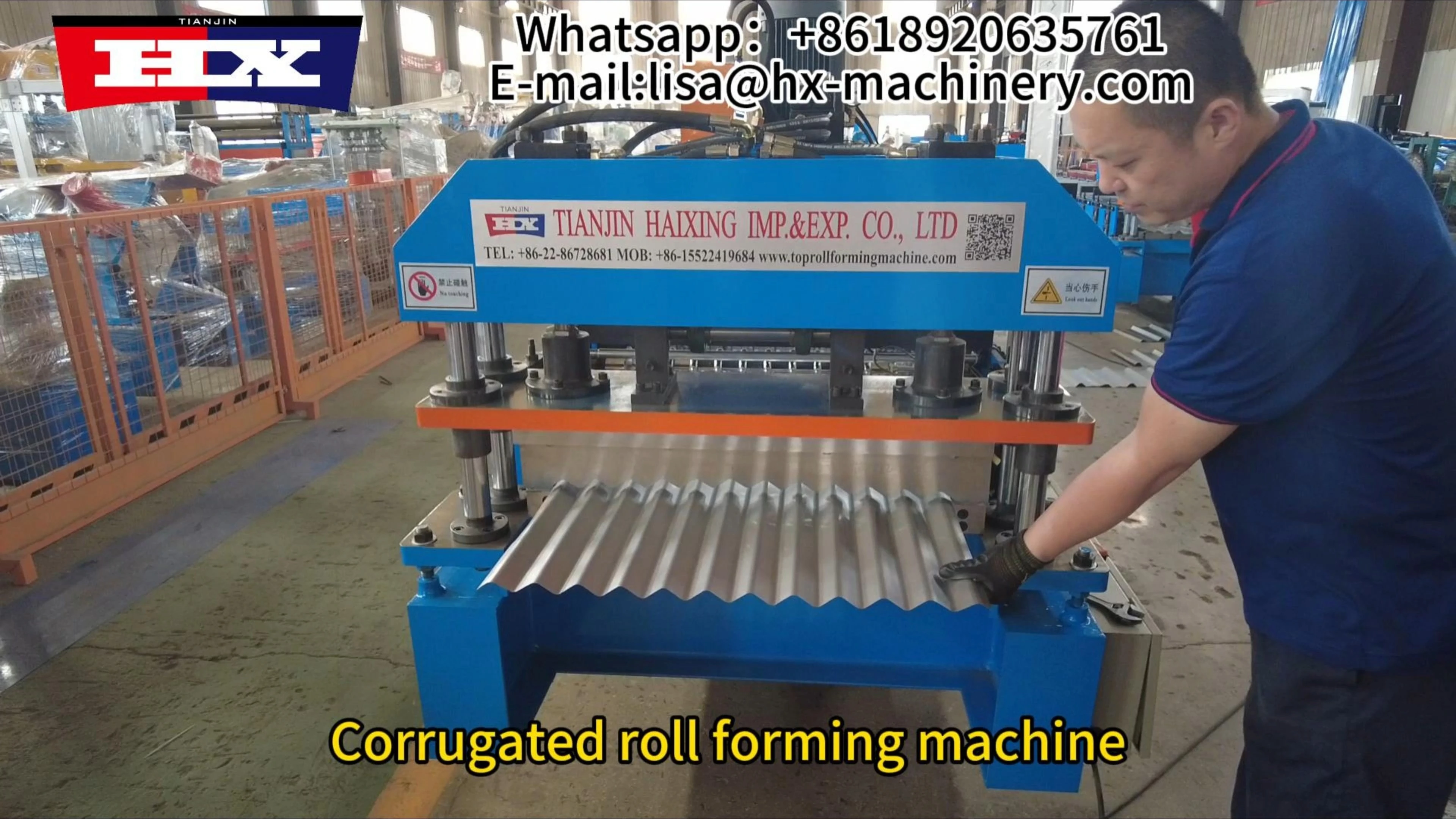 High-quality Corrugated Iron Roof Tile Sheet Making Machine 1